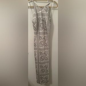 White Bandana Long Summer Dress - NEVER WORN